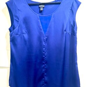 Elegant Blue Sleeveless Top